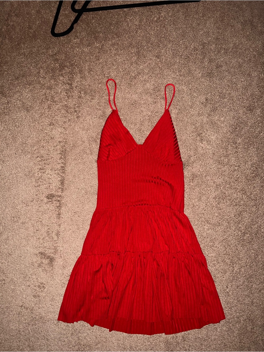 Red Ruffle Sundress - Picture 2 of 4